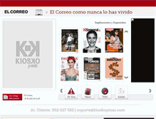 Tablet Screenshot of kioskoymas.elcorreo.com
