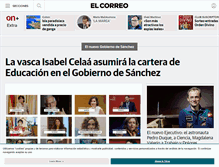 Tablet Screenshot of elcorreo.com