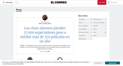 Desktop Screenshot of blogs.elcorreo.com