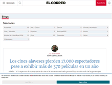 Tablet Screenshot of blogs.elcorreo.com